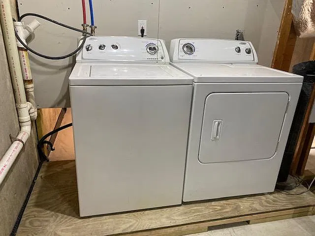 Full washer and dryer