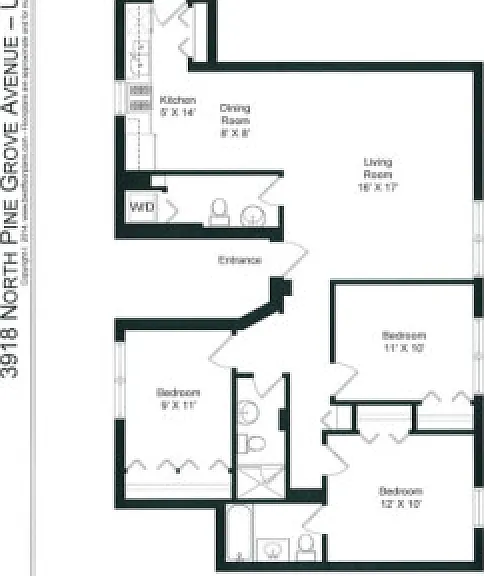 3910 N Pine Grove Ave #3W — Photo 5