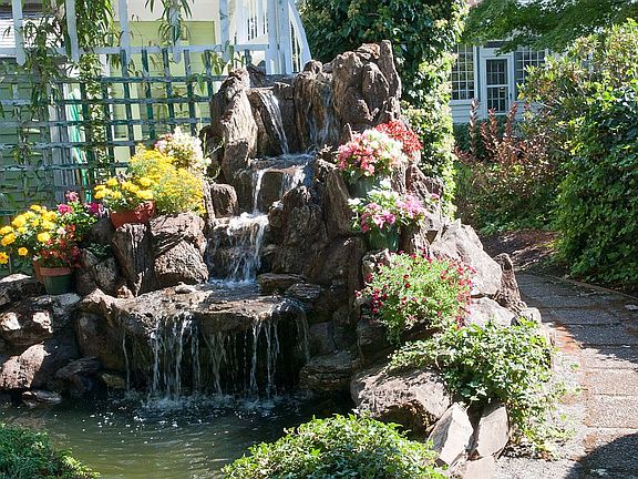 Waterfall in back yard