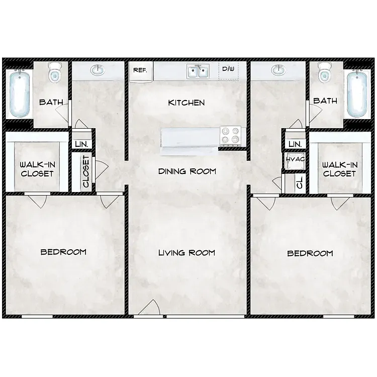 Floor plan 2C