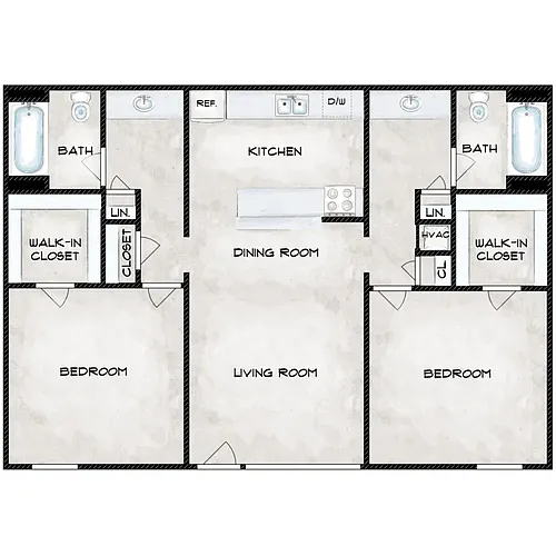 Floor plan 2C