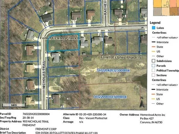 905 Nicholas Trl, Fremont, IN 46737