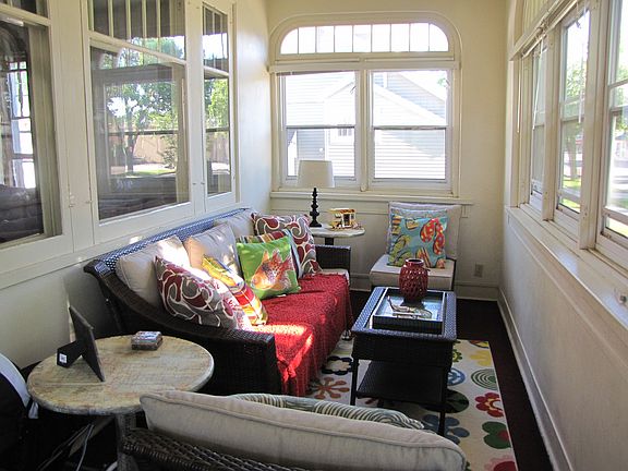 Enclosed front porch 