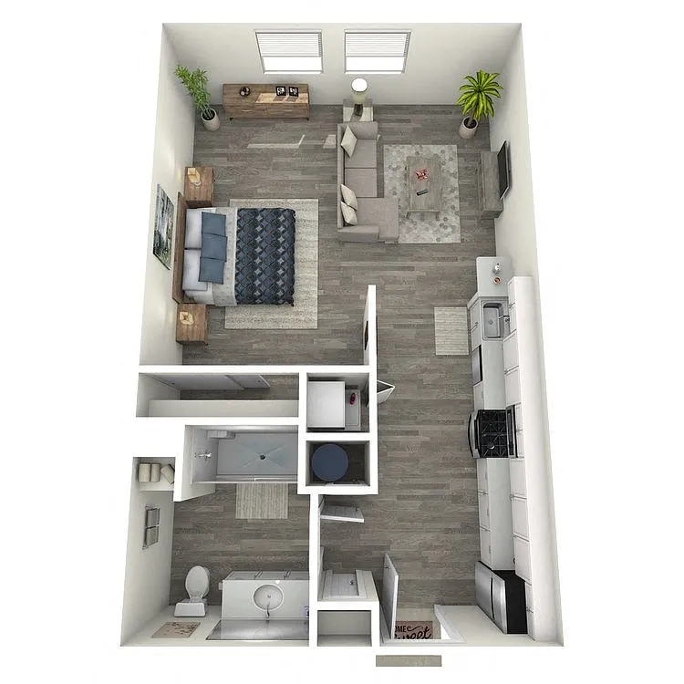 Floor plan Studio B