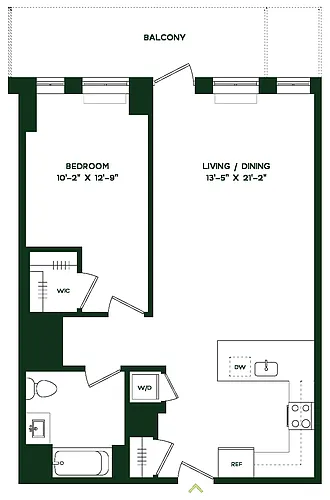 Floor plan A14W