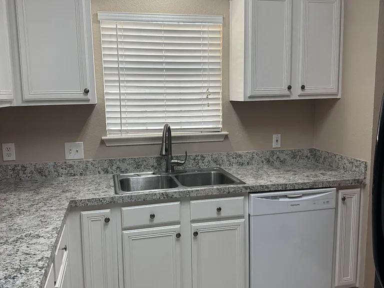 Kitchen with New Countertops