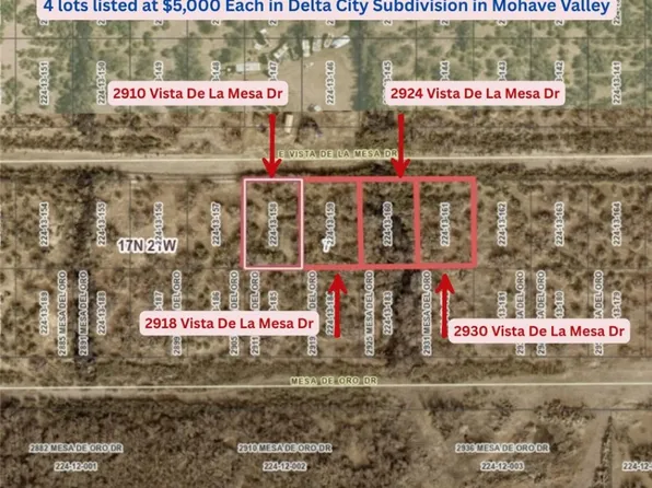 Vista De La Mesa Dr, Mohave Valley, AZ 86440