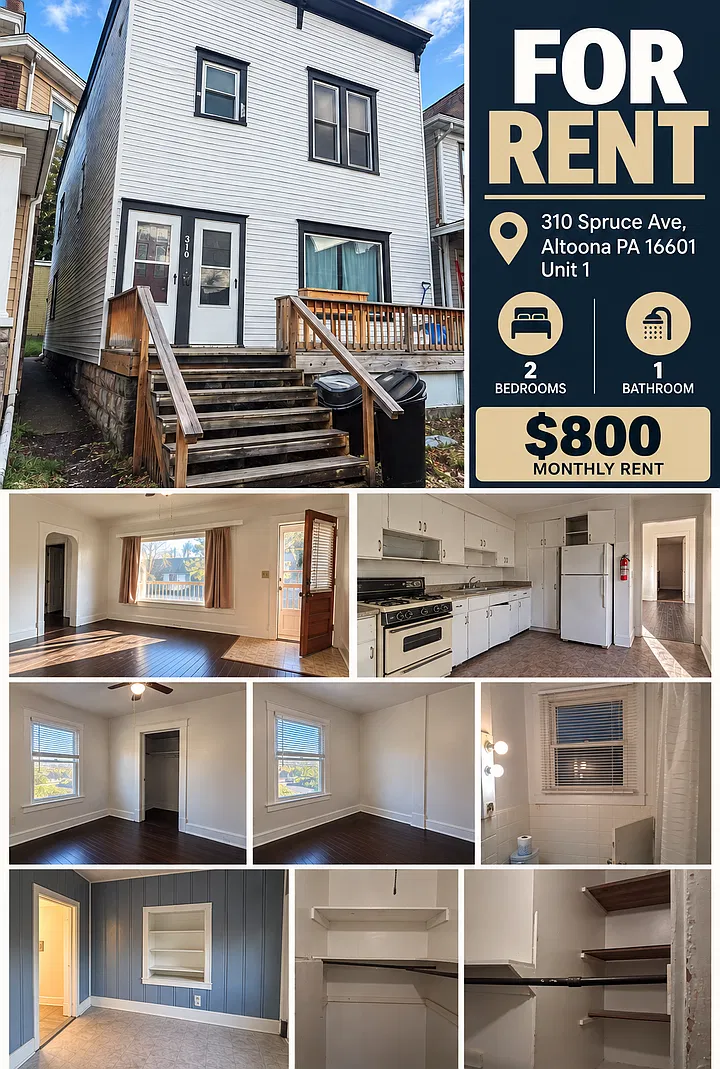 310 Spruce Ave, Altoona PA 16601 — Photo 1