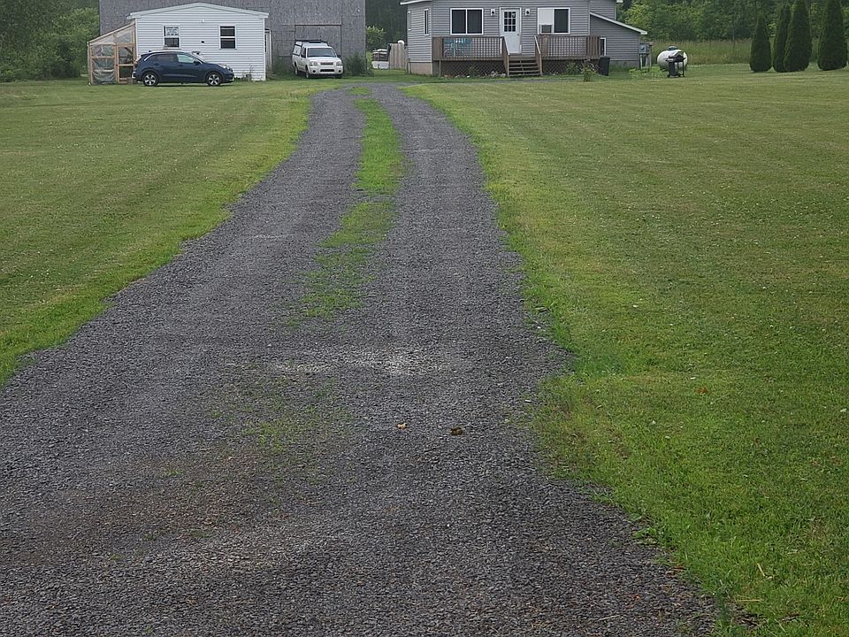 End of driveway 