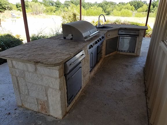 Outside kitchen