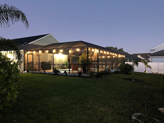 Large backyard