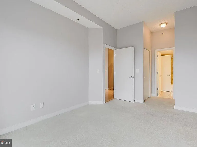 Master bedroom with direct bath access