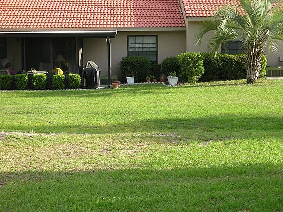 back yard straight accross