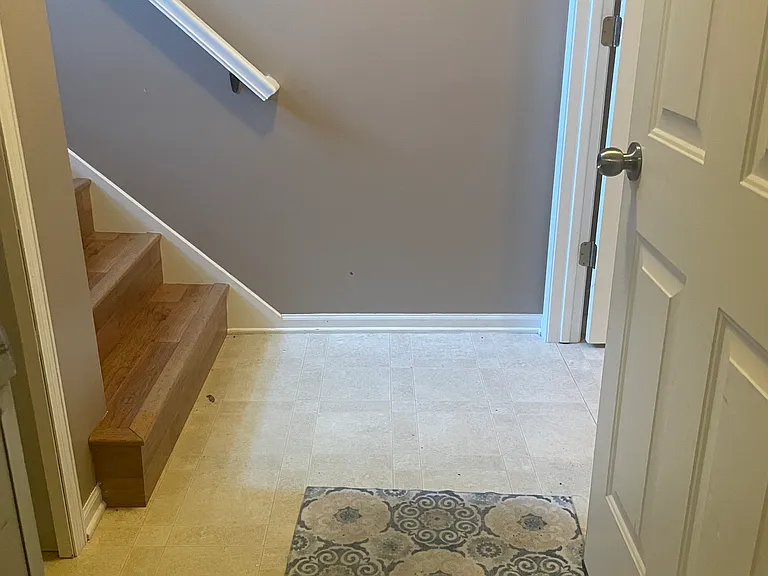 Entrance from garage