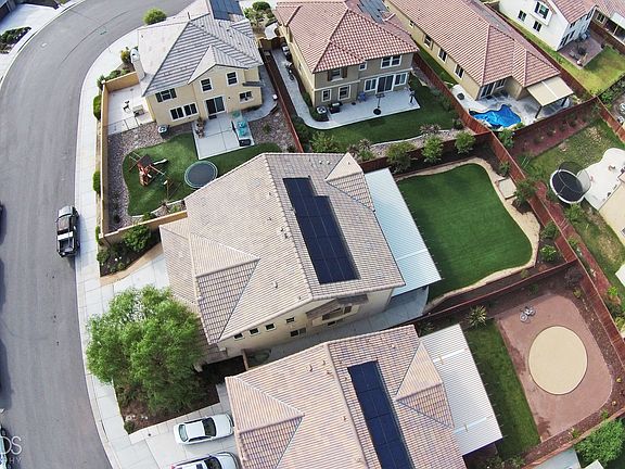 AERIAL VIEW, LARGE LOT