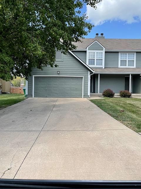 Front view - 2 car garage with opener
