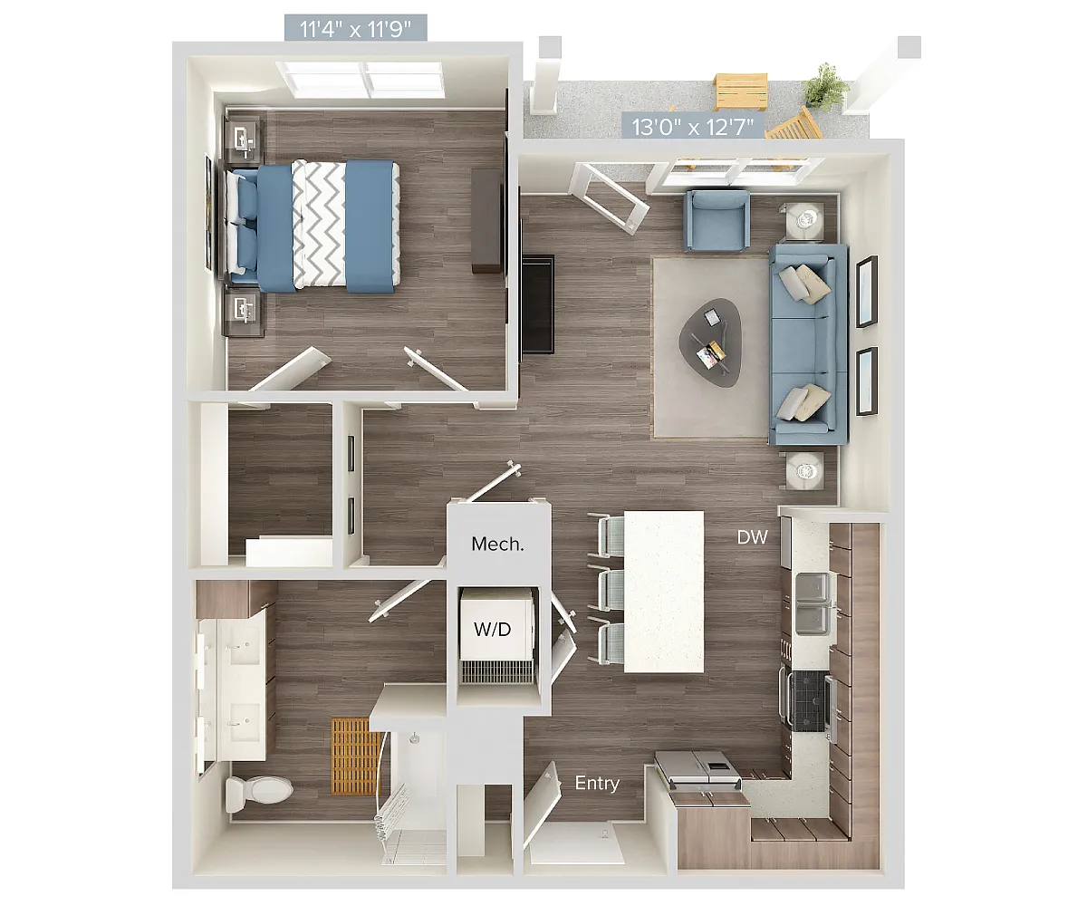 Floor plan A2-102-103