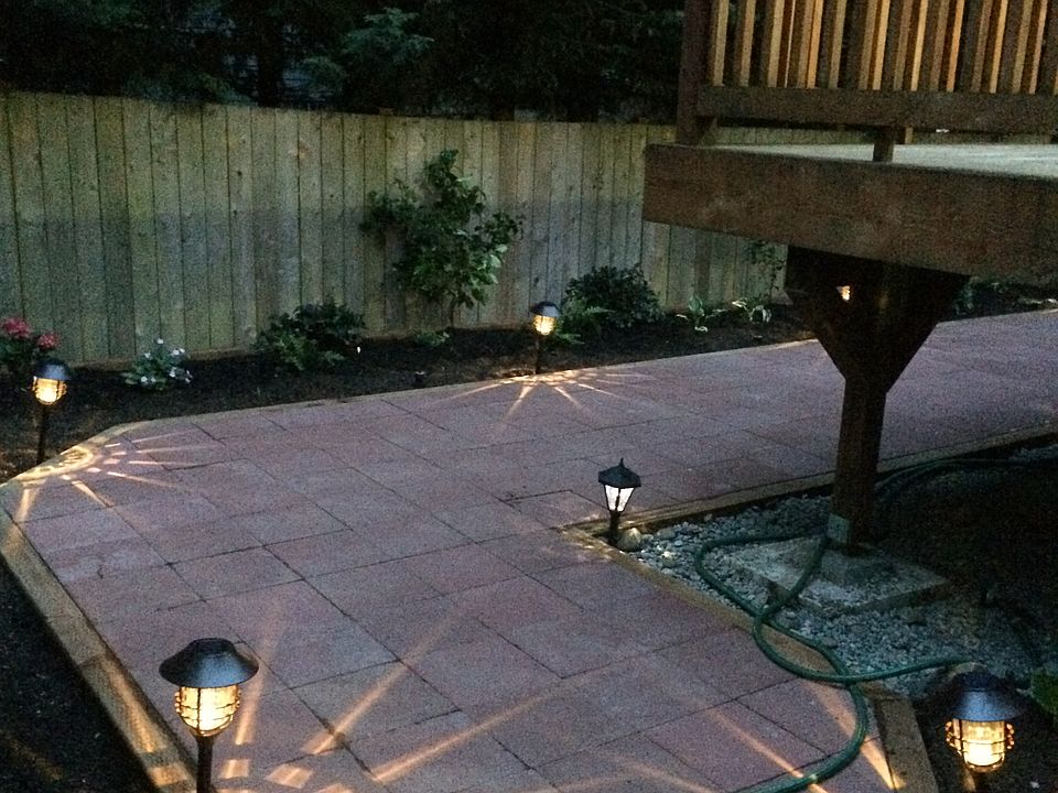 Backyard deck & patio