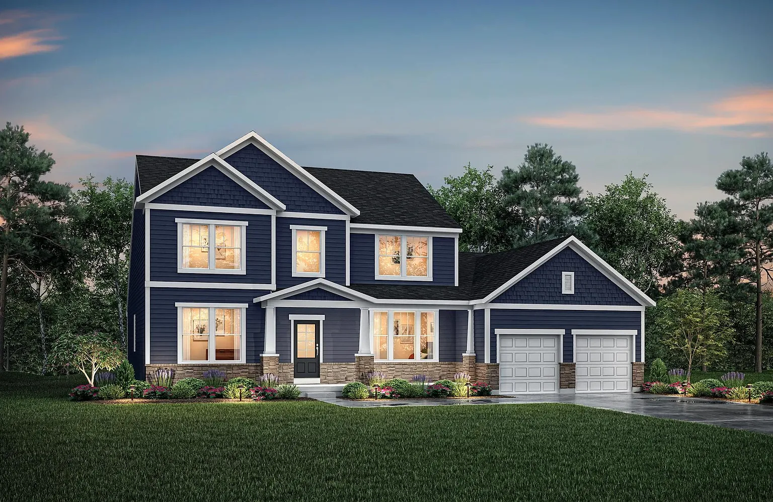 BRENNAN Plan, Rivers Pointe Estates - 100' photo 1