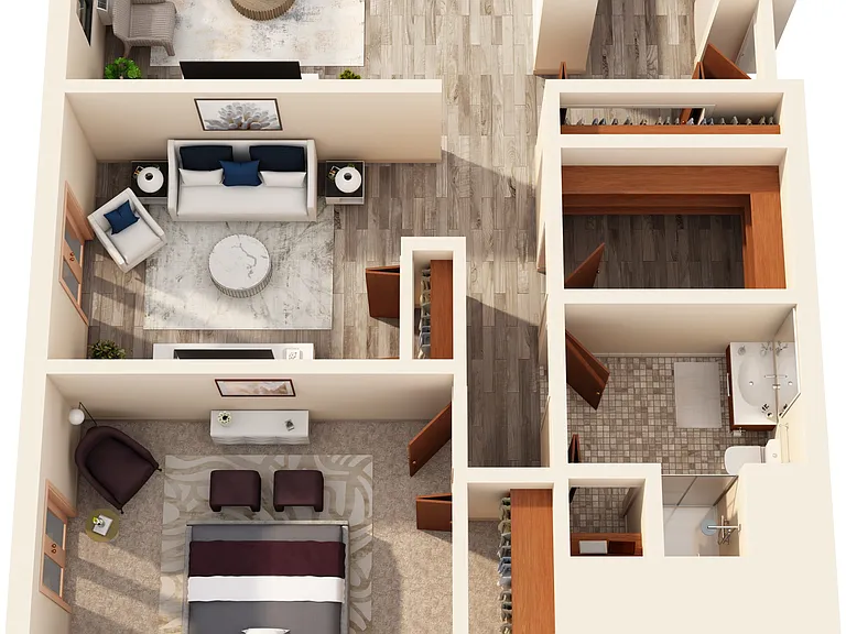 One Bedroom with Den