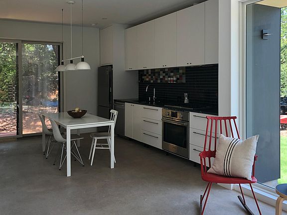 Kitchen from living room