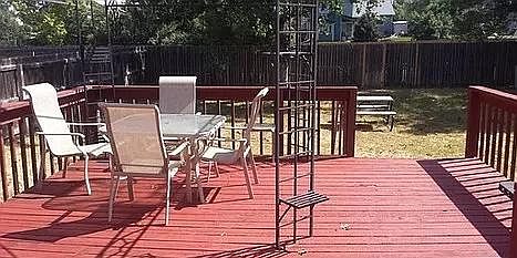 Back yard / deck