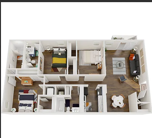Floor plan 3 Bedroom 3 Bathroom