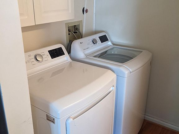 Washer and dryer are less than 1 year old