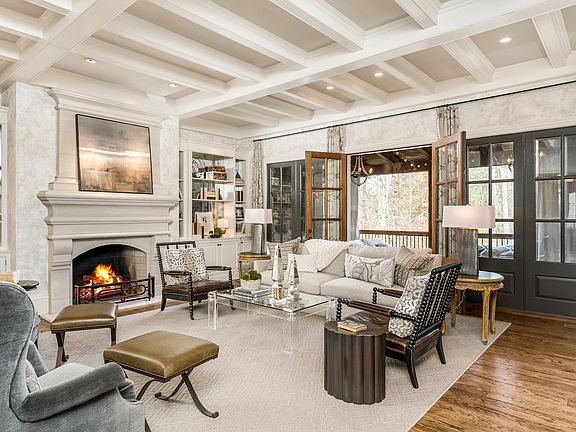 Double doors open to loggia