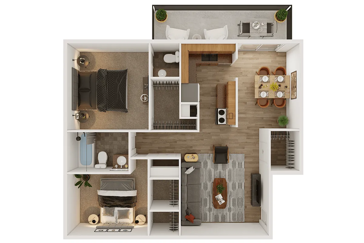 Floor plan B1