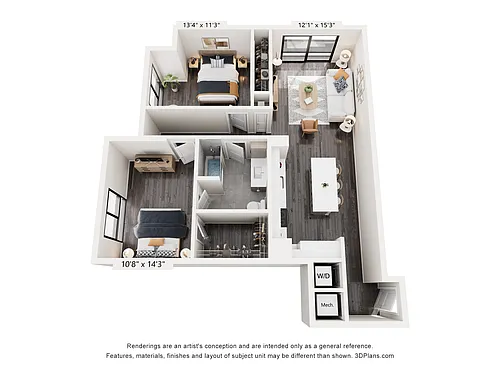 Floor plan B6a