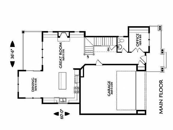 Main floor plan