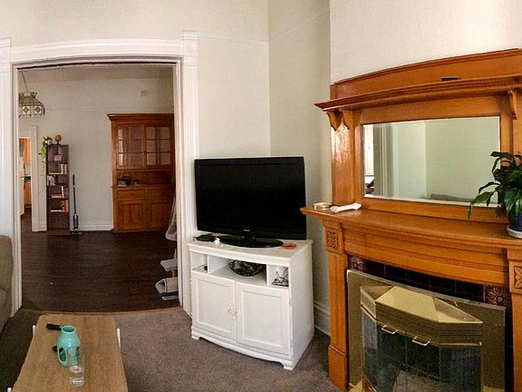 view from front of living room towards back of house