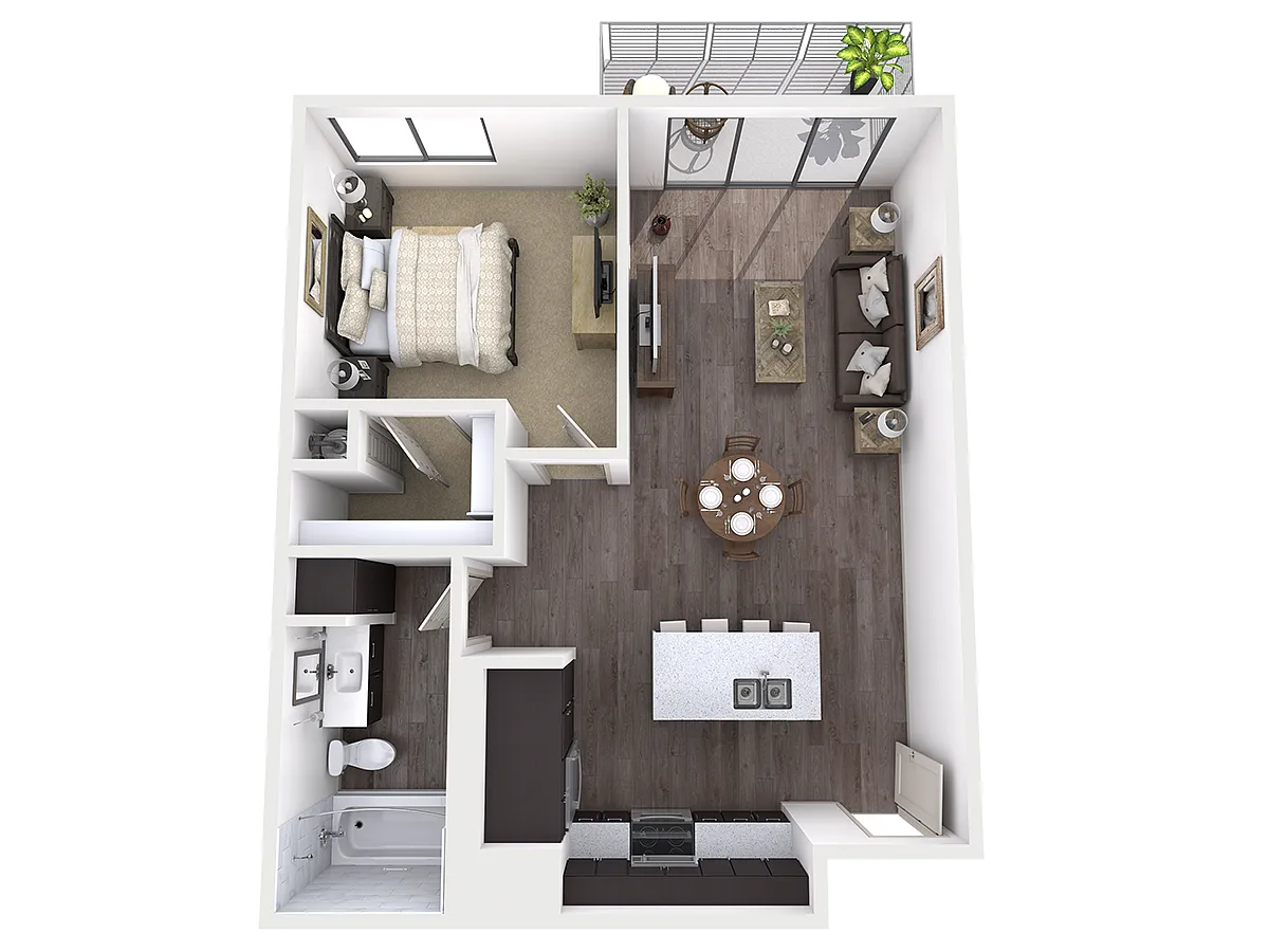 Floor plan A3b, A3c and A3e