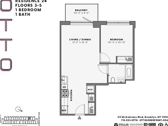 2nd image of 211 McGuinness Blvd APT 424