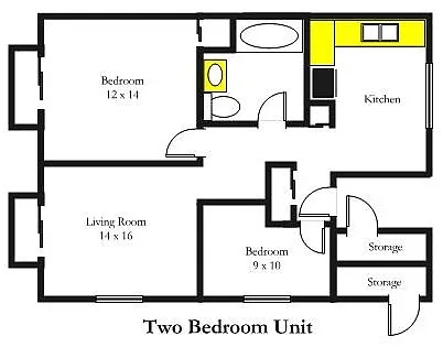 Floor plan 2BR