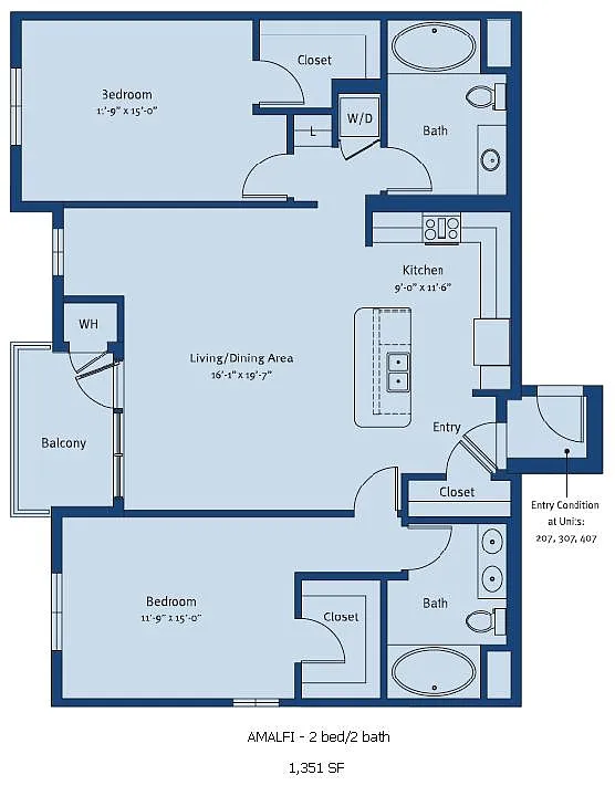 Floor plan AMALFI