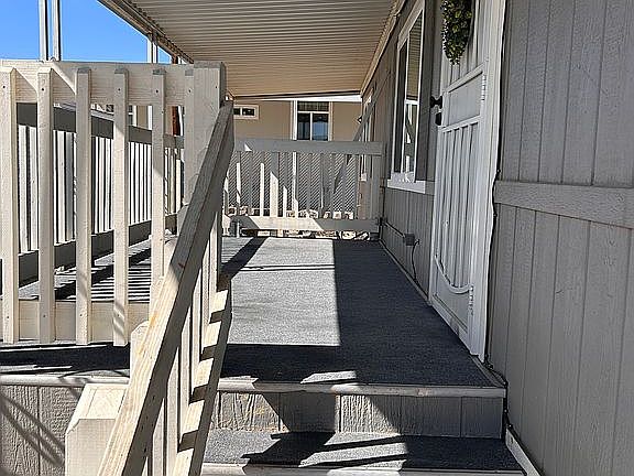 Spacious porch