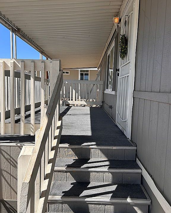 Spacious porch