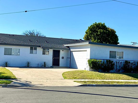 Large 2 car garage.