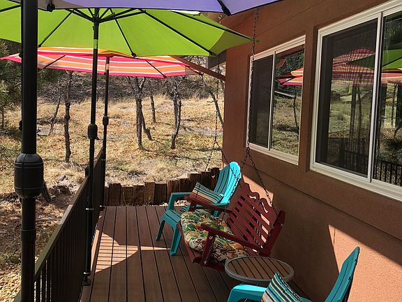 Front porch  w/ new deck