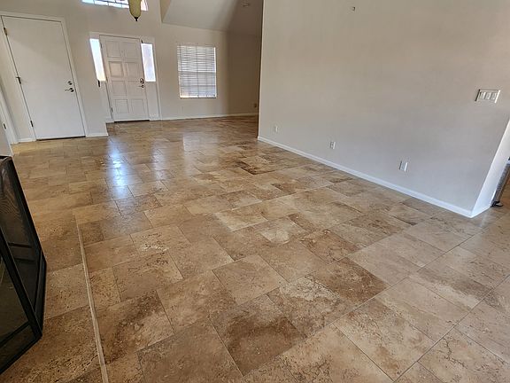 Entry and living room.