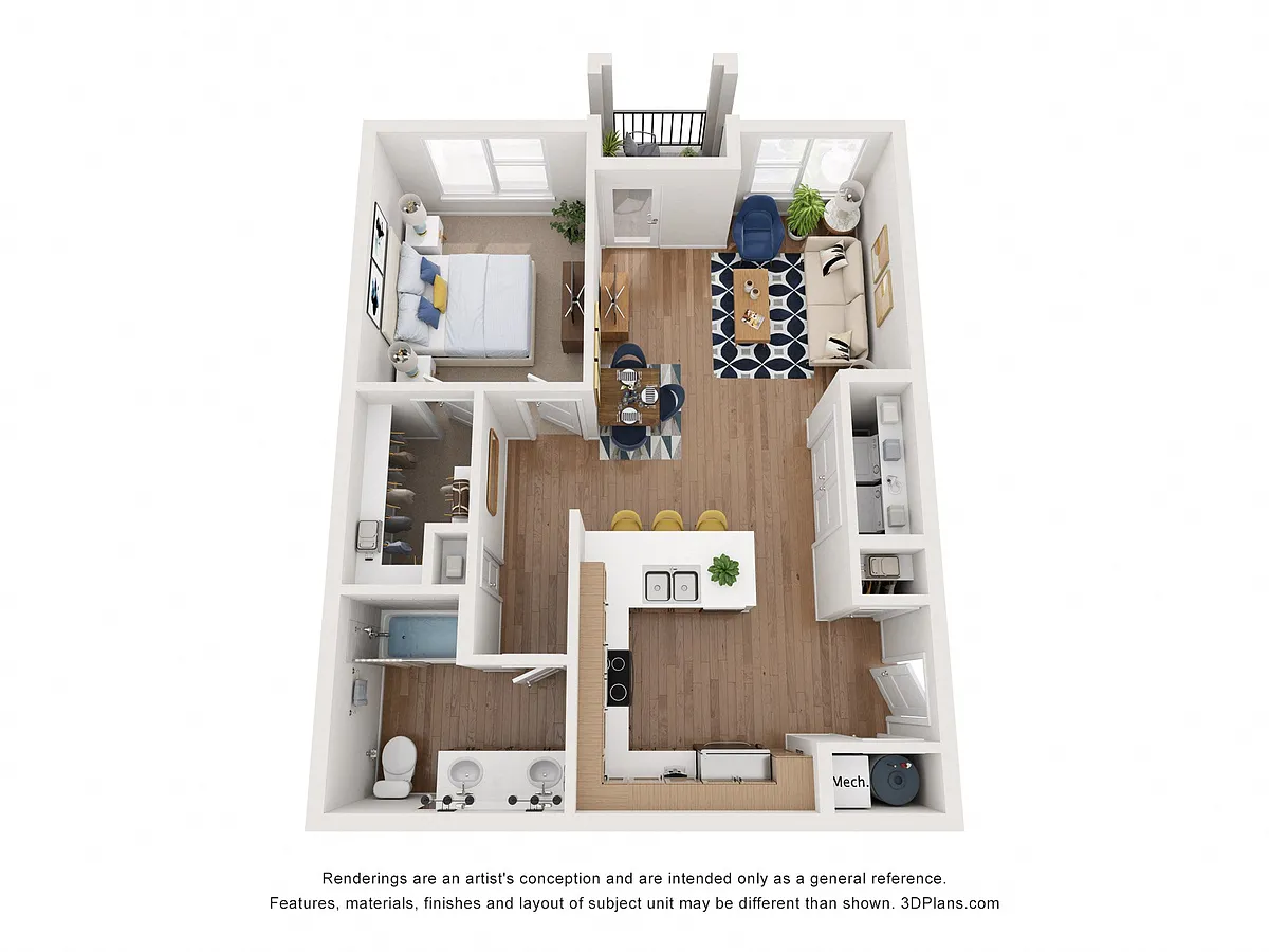 Floor plan A1A