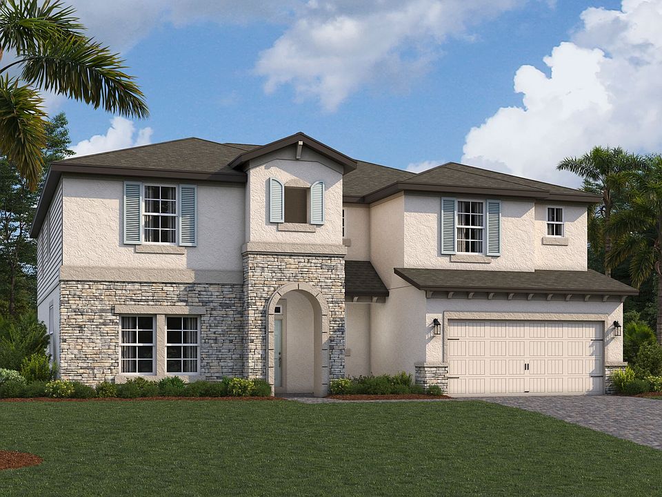 Palazzo Elevation C - Siding