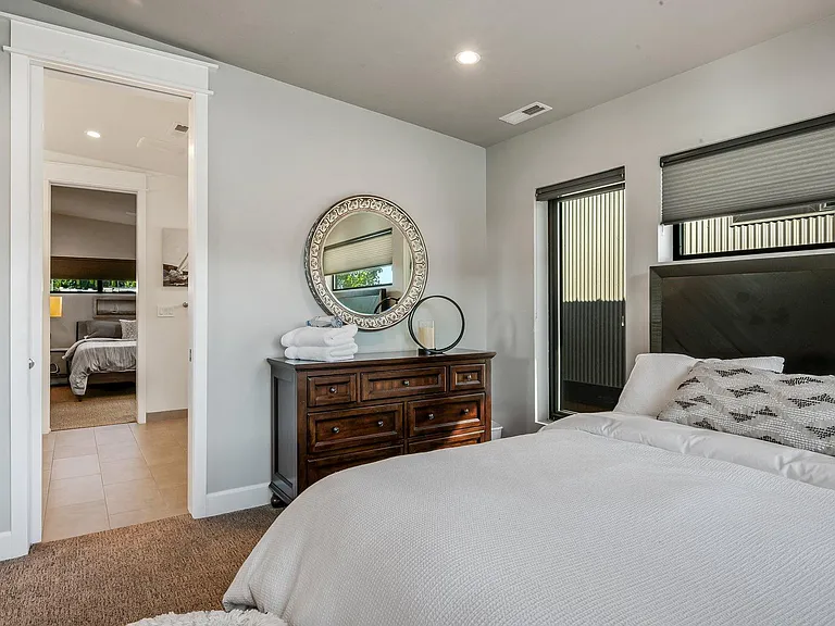 Bedroom 2 with attached Jack-n-Jill Bathroom