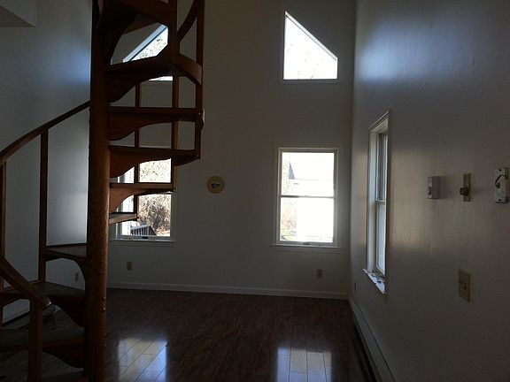 Contemporary spiral staircase