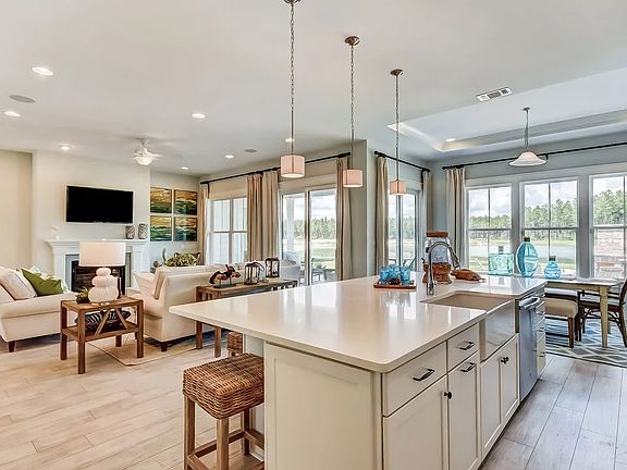 Kitchen overlooking great room