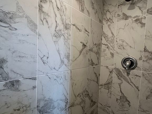 Fully tiled shower