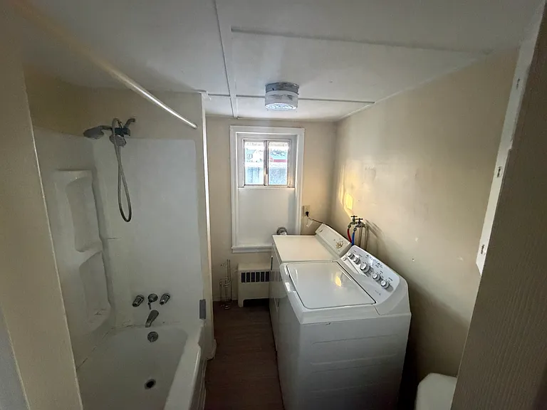 Bath with washer and dryer