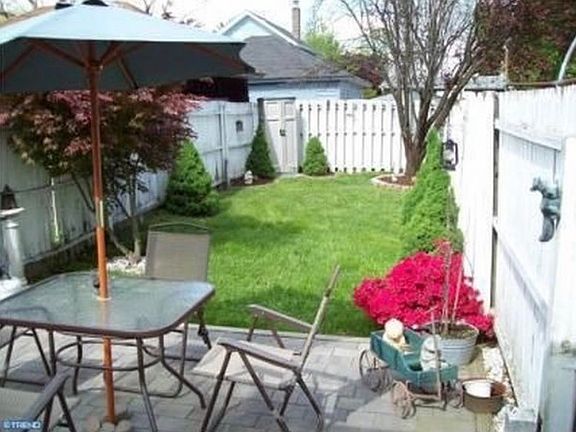 Fence has since been replaced and shed added